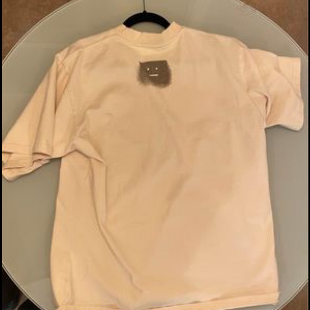 Acne Short Sleeve Tee - Cream